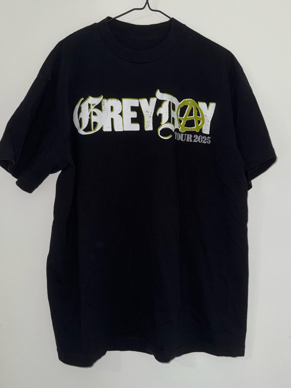 GREYDAY Tour 2025 Black Graphic Tee